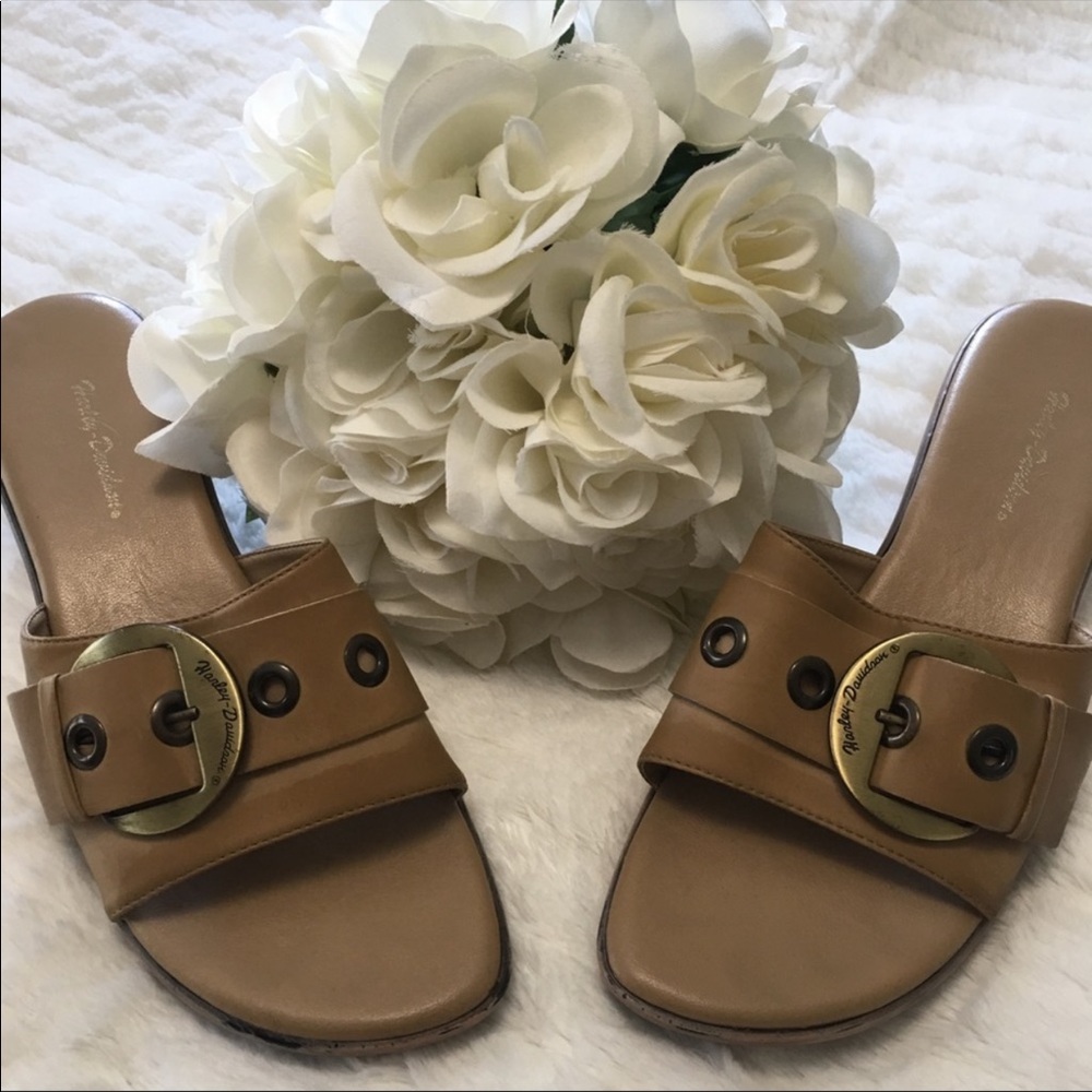 Harley-Davidson Distressed Sandals Sz 10